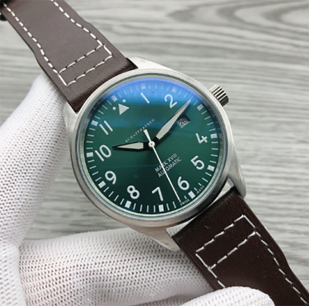 

Luxury News Mens Watches High QuAality Automatic Mechanical Stainless Steel Black Leather Simple 41MM PILOTS WATCH MARK XVIII Outdoor, Customize