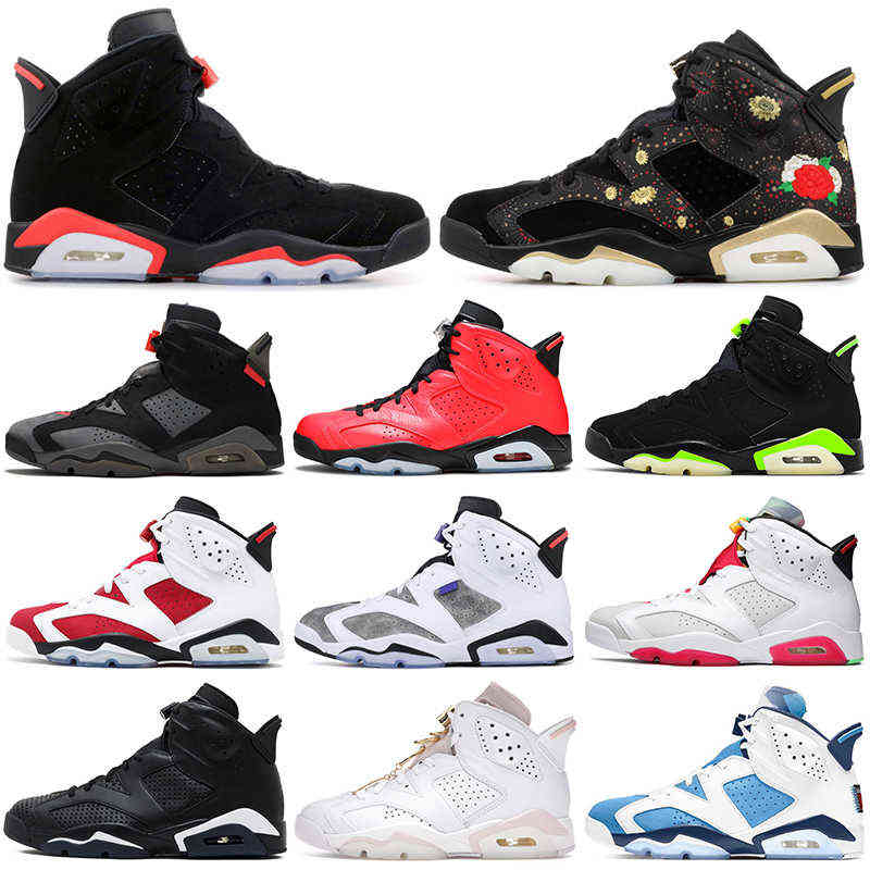 

er Air 6 Men Outdoor Shoes Jumpman 6s Racer Blue Midnight Navy True UNC Cool Grey AJ6 Mens Womens Trainers Sneakers, Gold hoops