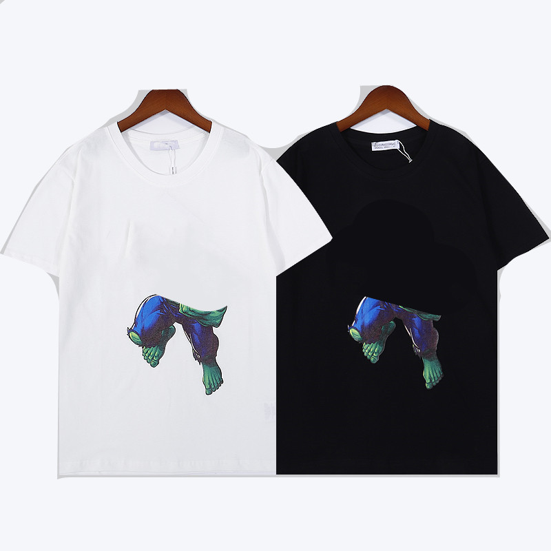 

2021High Street Washed Letter Print Cotton T shirts Mens Short Sleeve Loose Casual Summer O Neck Oversize Hip Hop Tees M-3XLYY17, White