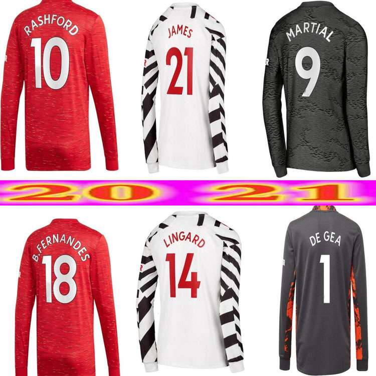 

Top quality20 21Manchester jerseys Goalkeeper 2021 2022RASHFORD BRUNO FERNANDES soccer jersey MEN football shirts united adult Long sleeve, Black;yellow