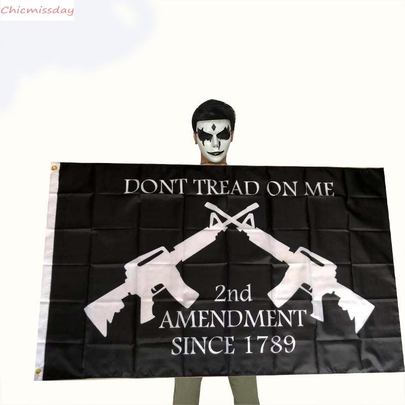 

3*5 Feet Trump Election 2024 Black Bottom Double Gun Flag 90*150cm Election 2024 Trump Flag Wholesale