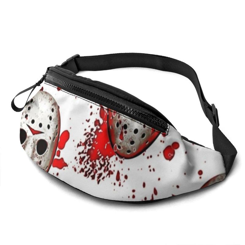 

Waist Bags Friday 13Th Bag Pattern Polyester Pack Running Unisex