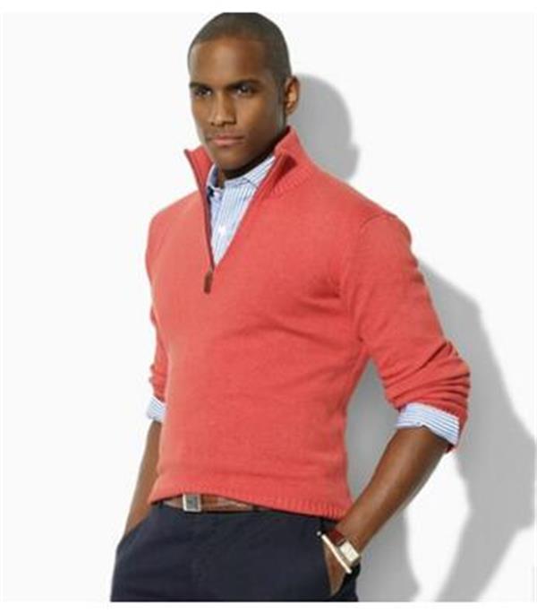 

2021 new High Quality Winter Men's polo small horse Stand Collar Zipper Thicken Sweater Knitwear Men's Button Flower Sweater Fashion Sweater Jacket