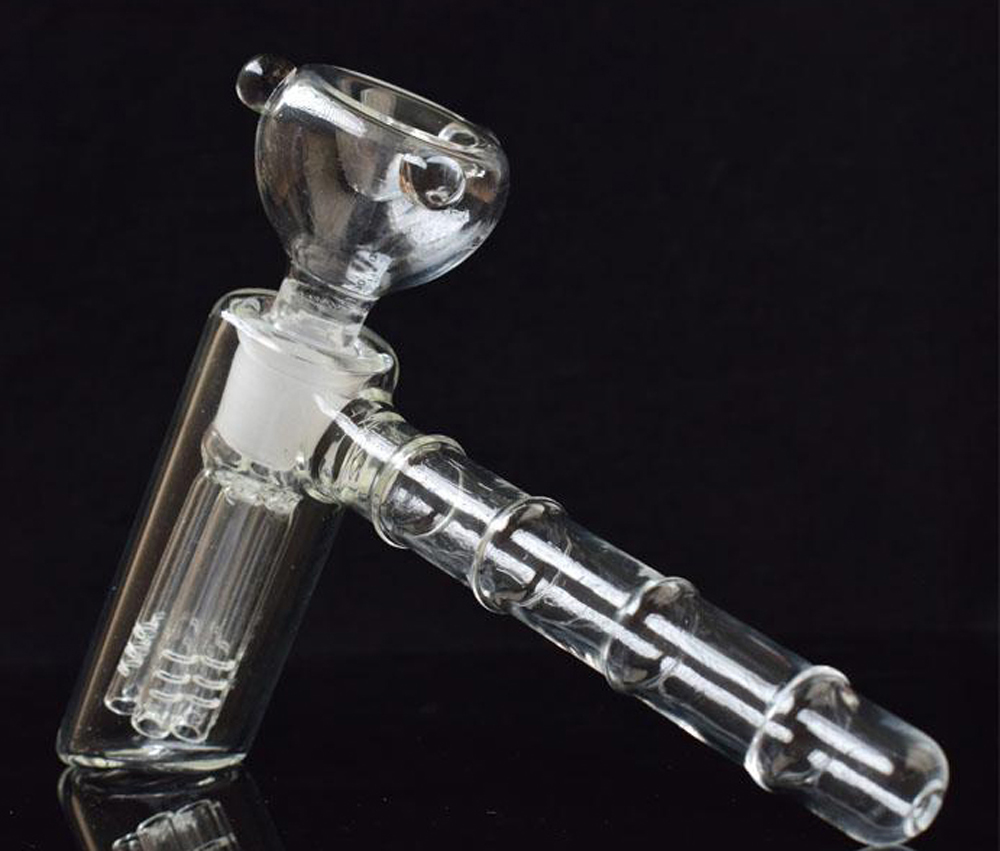 

Vintage Glass hammer For Water Bong pipe smoking bowls oil burner with 18mm joint