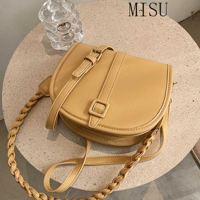 

Spring and Summer New Solid Color Flip High-quality PU Leather Women's Designer Handbag Shoulder Messenger Bag Purses, Black