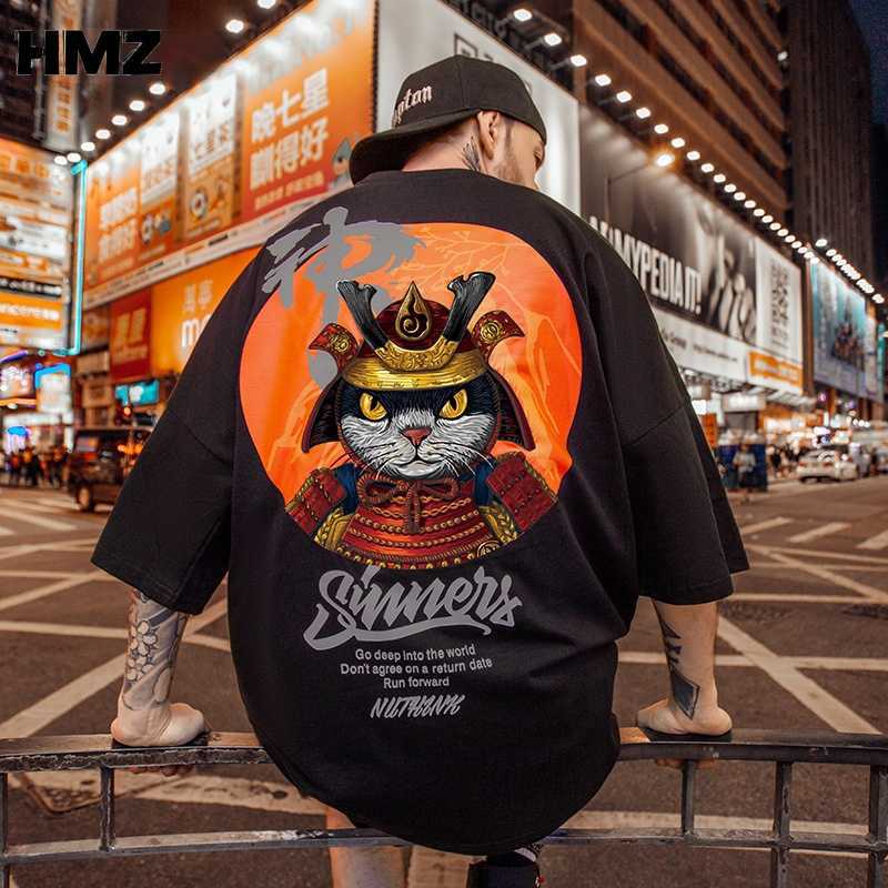 

HMZ Cartoon T Shirt Printed Tshirt Men Short Sleeve Hip Hop Tee Plus Size Clothing Summer Streetwear Couple t shirts Oversized 210629, Purple