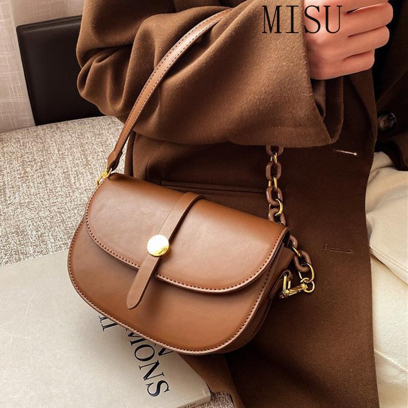 

Luxury Small PU Leather 2021 High Quality PU Leather Women Handbags Chain Crossbody Bag Shoulder Bags, Black