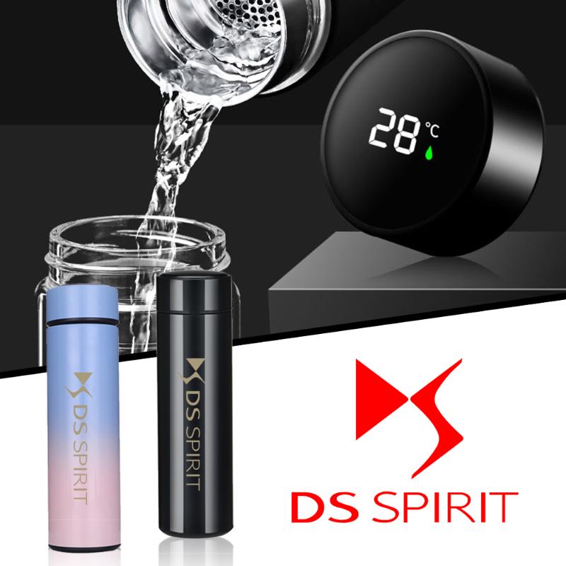 

Car Organizer Auto Accessories Double-Wall Insulated Vacuum Flask Stainless For Ds Ds3 Ds7 Ds5 Ds4 Ds6