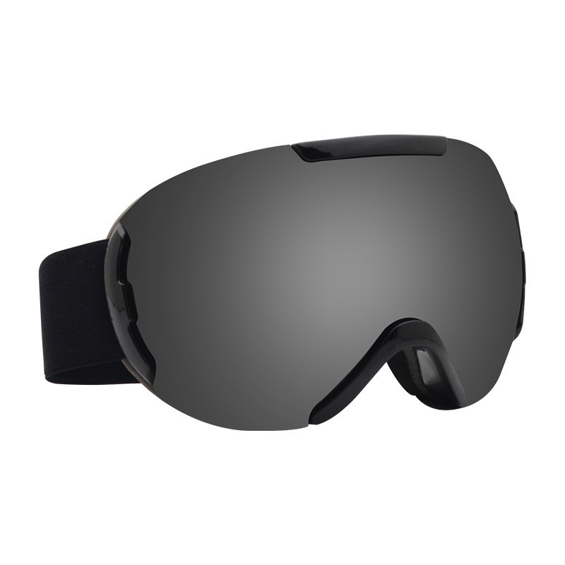 

Anluoer new large spherical anti snow blind outdoor ski glasses double-layer anti fog mountaineering goggles #7028, White;black