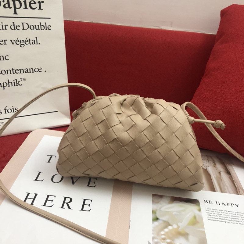 

New genuine weave cloud bags ladies fashion clutch hand soft leather dumpling hobo shoulder bag purse, Extra shipping (not for sale)