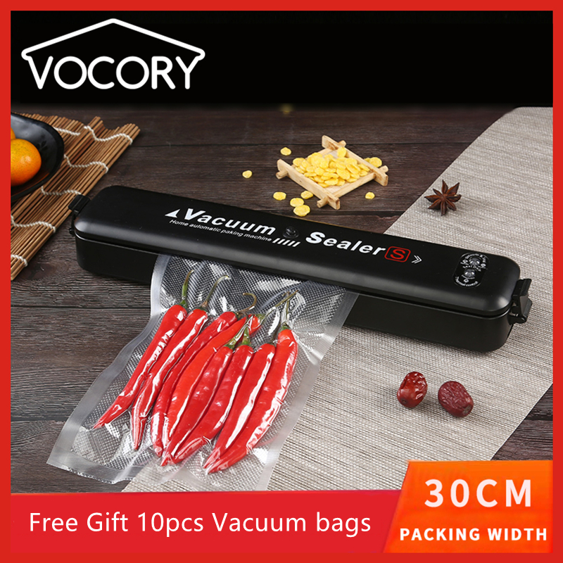 

Vacuum Sealer Machine Food Sealer Package Machine Black 220/110V Max 30cm Sealer Width For Vacuum Bags Kitchen Tools Fresh Food