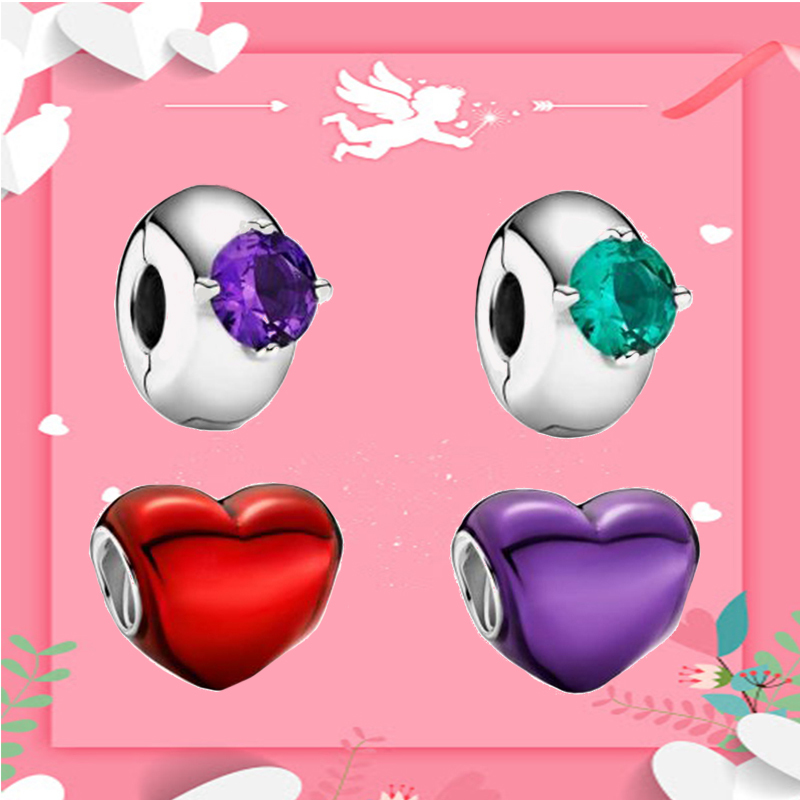 

Kakany 2021 New High-quality Original Valentine's Day Series Round Card Holder, Heart-shaped Charm, Romantic Diy Gift For Women Q0531