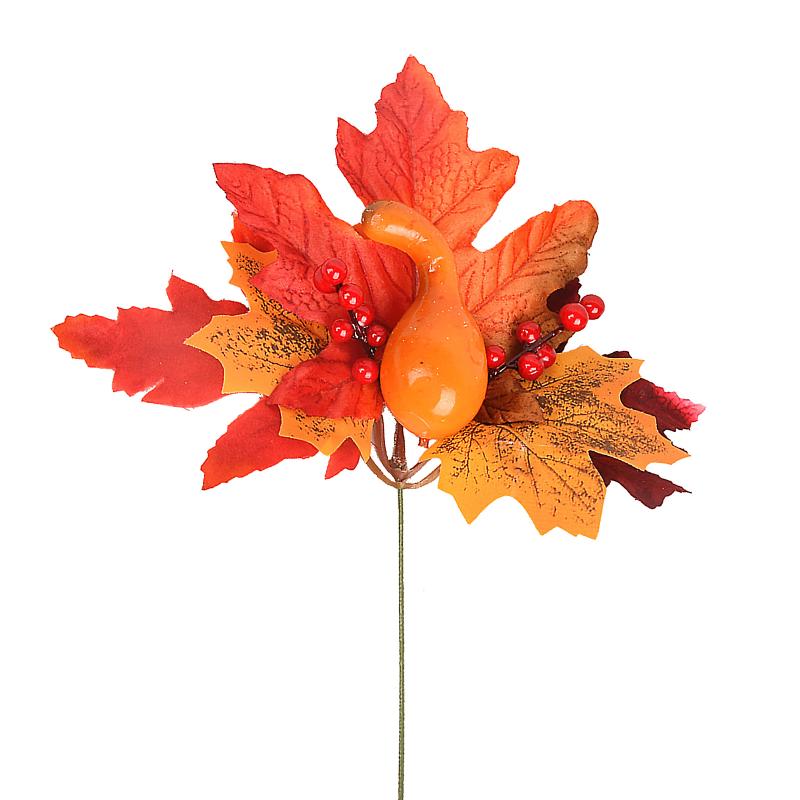 

Decorative Flowers & Wreaths Simulated Berry Branch Festival Ornament Realistic Colorful Silk Cloth Autumn Harvest Decoration Art