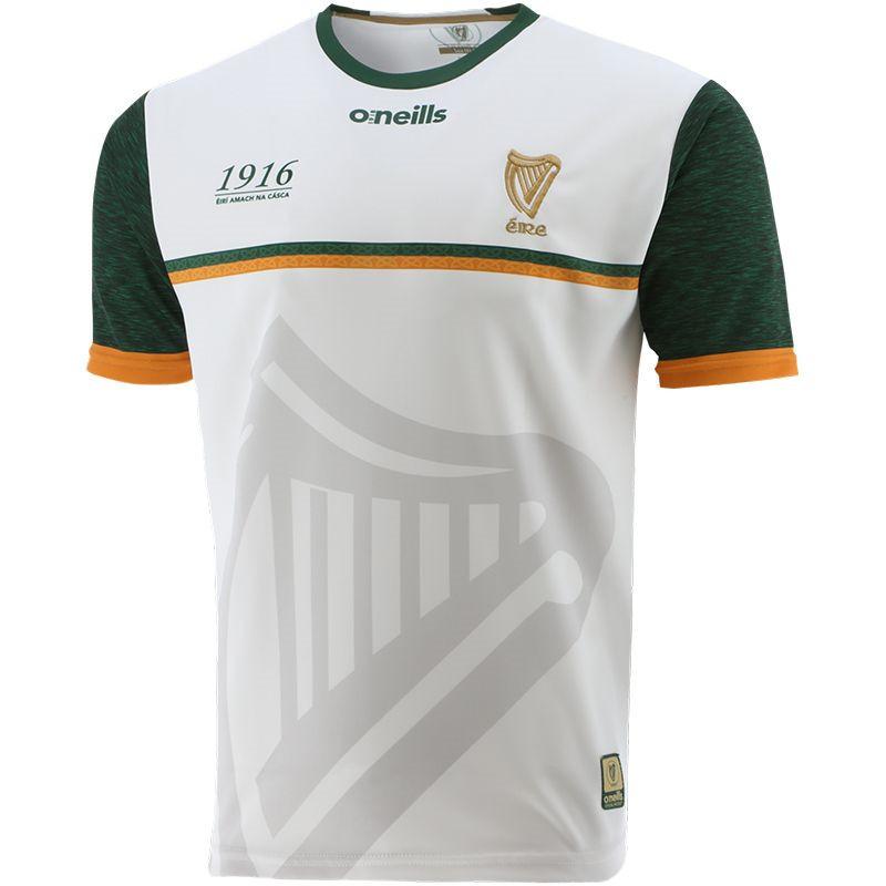 

New 1916 Commemoration Jersey White 2021/2022 IRELAND TRAINING RUGBY JERSEY size --5XL, Limerick gaa vest