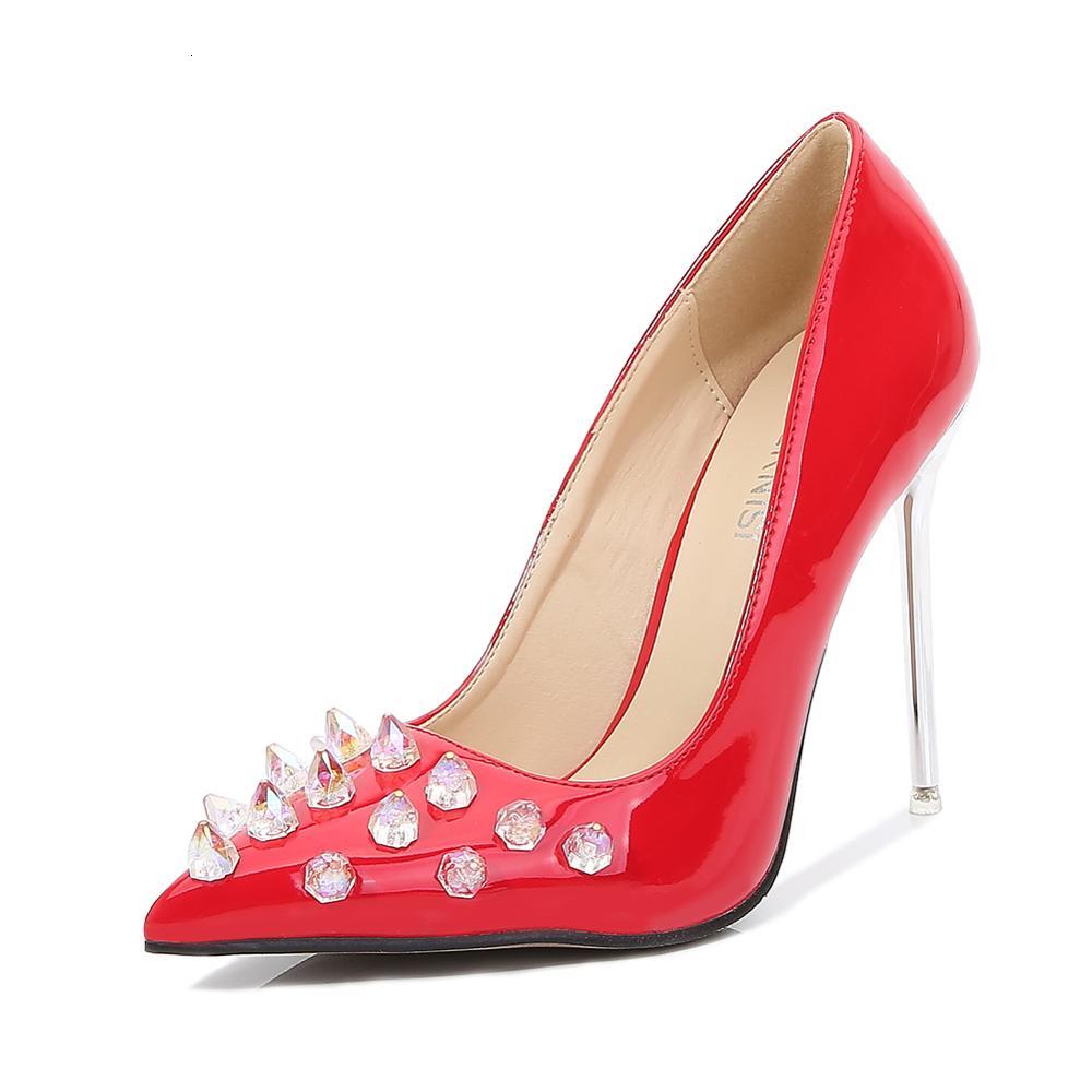 

2021 New Fashion Unique Women's Shoes. High Heels. 11cm European. American Nightclub. Ngje, Black