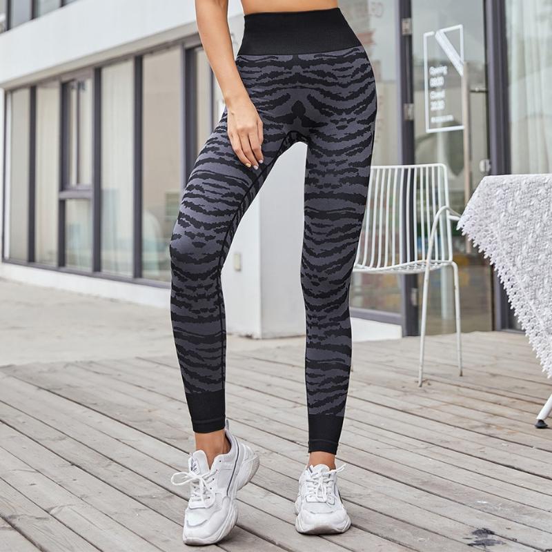 

Sexy High Waist Seamless Yoga Pants Women Autumn Winter Gym Leggings Lift the Hips Fitness Workout Clothes Trainning Fashion, Black