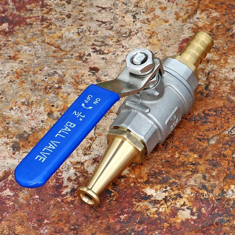 

Copper nozzle stainless steel ball valve switch hose pagoda joint car wash flush irrigation water gun nozzle