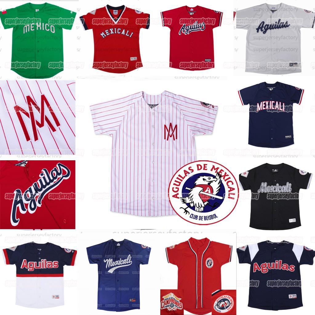 

2021 Caballero Mexicali de Jalisco Aguacateros de Michoacan Tomateros de Culiacan Casaca Oficial CLN Azul Caballero el Siglo Edición Jerseys, Blue;black