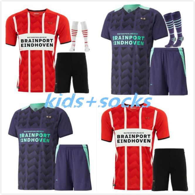 

21 22 Eindhoven soccer jerseys MALEN camisa de futebol IHATTAREN DUMFRIES GAKPO BRUMA LAMMERS men football shirts kids 999, Black;yellow