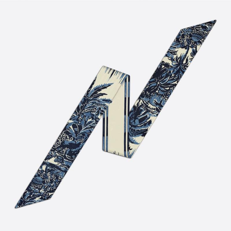 

Scarves 2021 Coconut Tree Brand Scarf Design Twill 100% Summer Silk Women Neckerchief Bag Hair Accessories Luxury Headband