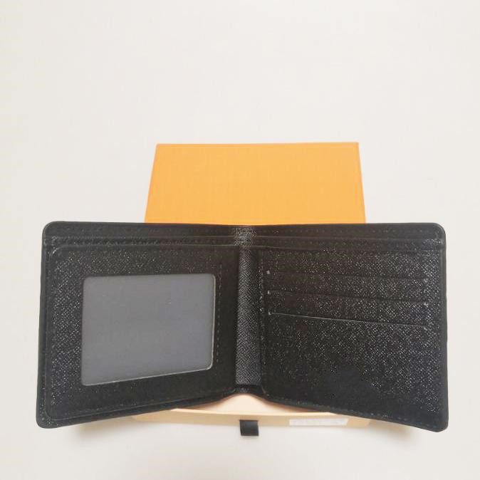 

2021 Designer Wallets For Men Fashion Casual Purse Luxury Men's Leather Shorts Wallet With boxes, Brown flower