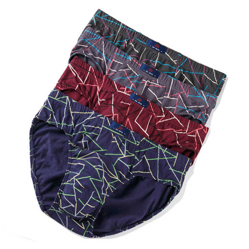 

Cotton Mens Briefs Plus Size Men Underwear Panties Large Size 5XL Men's Breathable Panties Men Briefs Low Waist Underpants 210707, Multi
