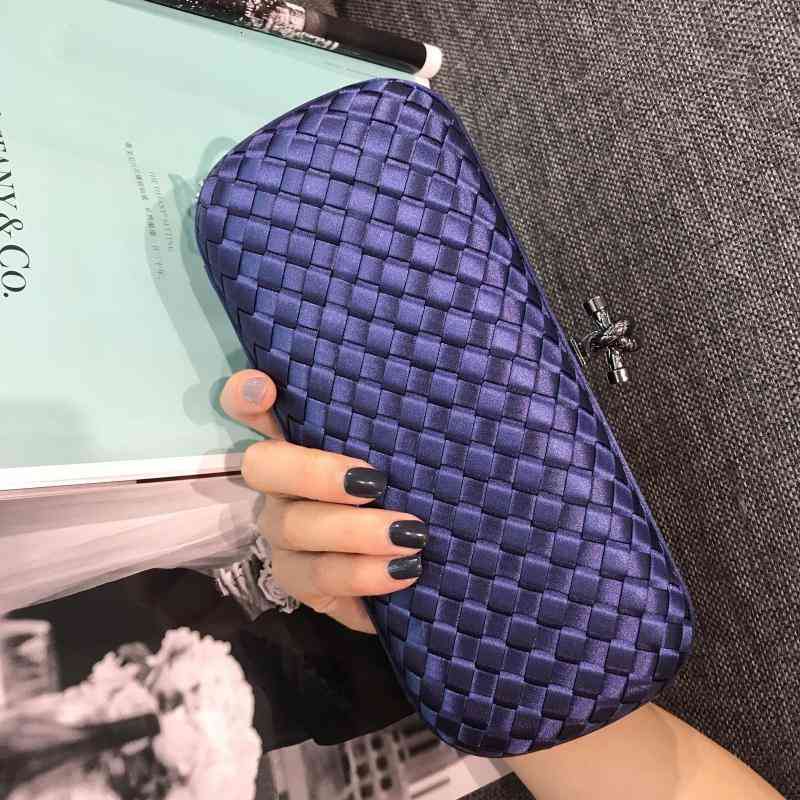 

Evening Bags red female Korean version tiktok recommended chain knitting dinner banquet, 1# shoe box