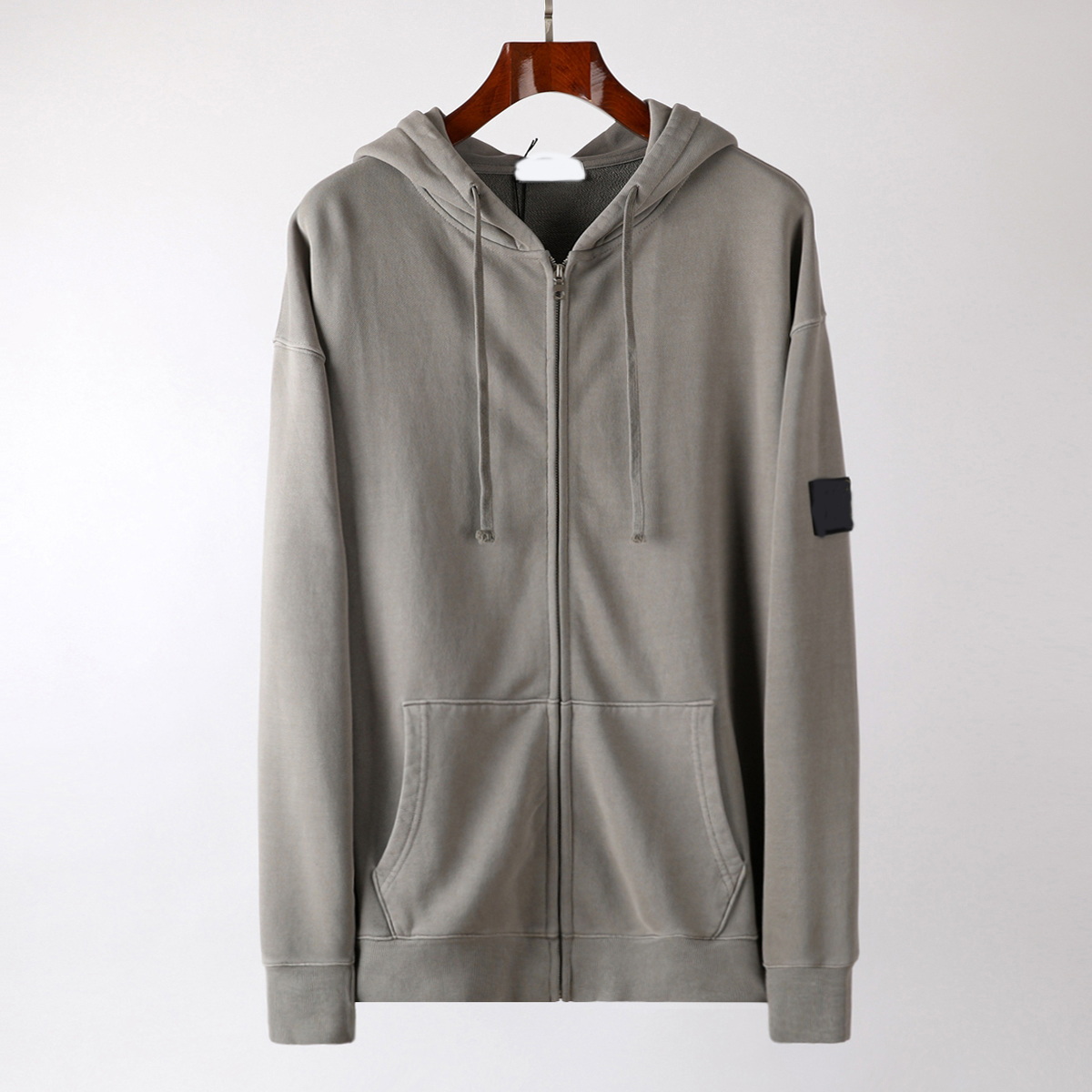 

cptoney astone is lan d men's jackets designer hoodie casual zipper style, Black;brown