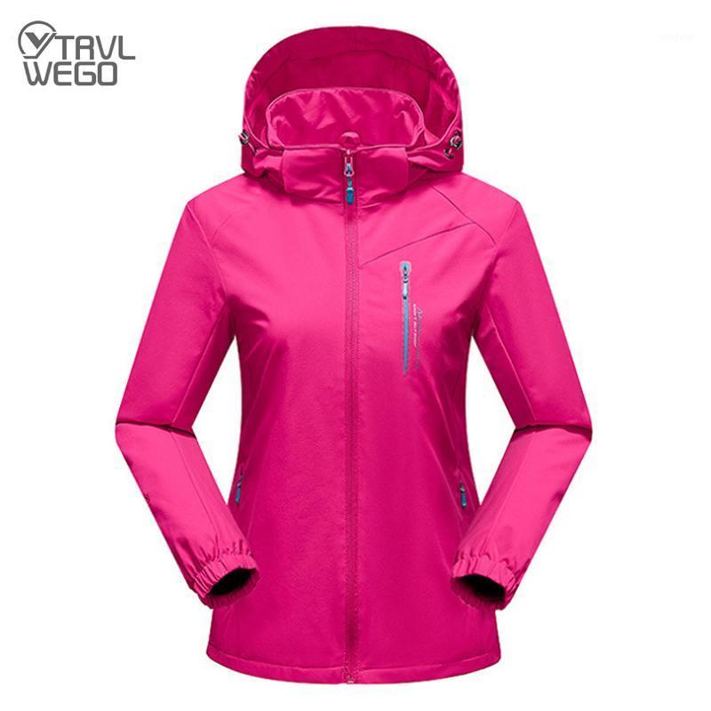 

Outdoor Jackets&Hoodies TRVLWEGO Camping Jacket Men Women Autumn Waterproof Fleece Thermal Coat For Hiking Mountain Plus Size 7XL1, Women black