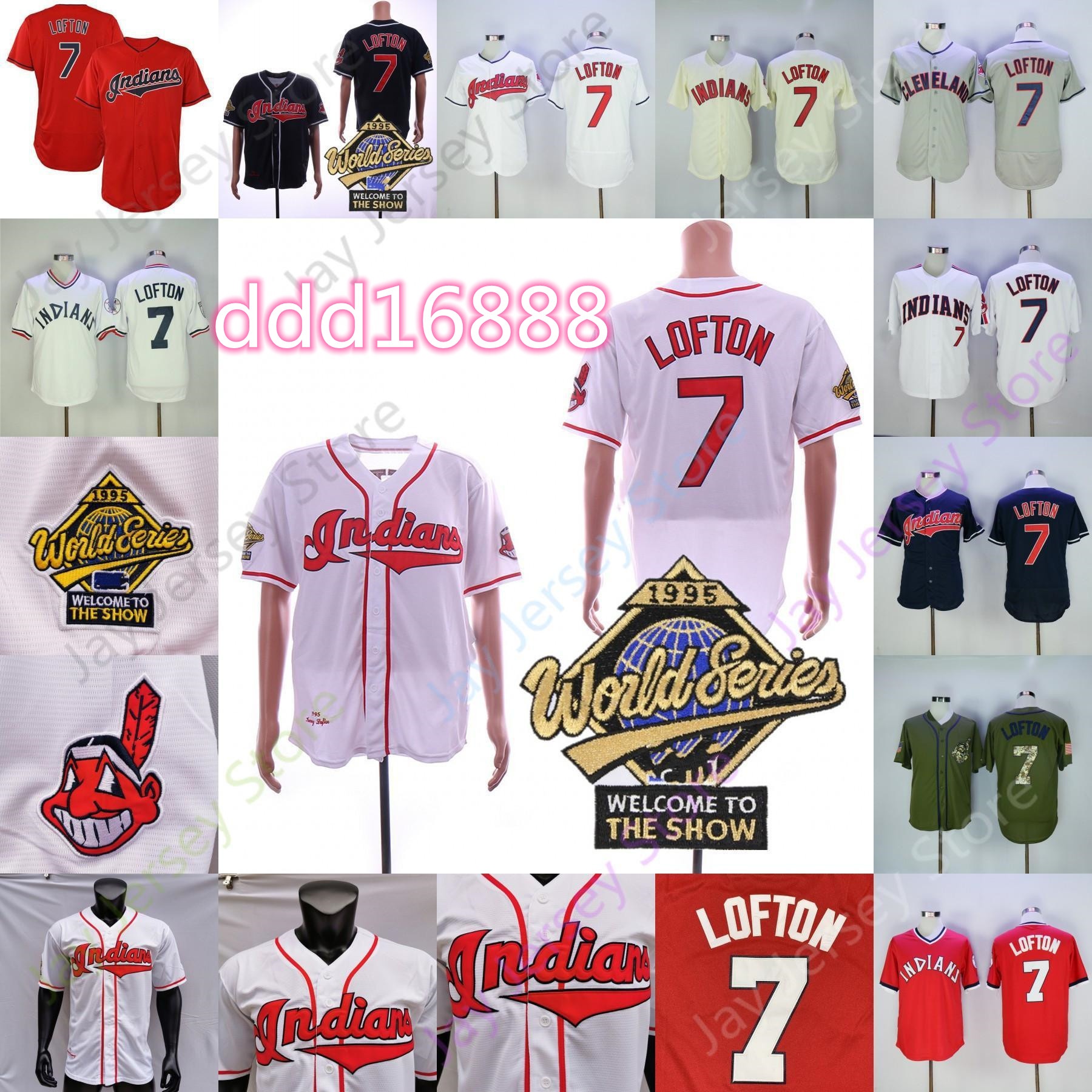 

NCAA Kenny Lofton Jersey 2021 New 1995 WS Patch Expos Home Away Pullover Button Down Red White Grey, Flexbase grey