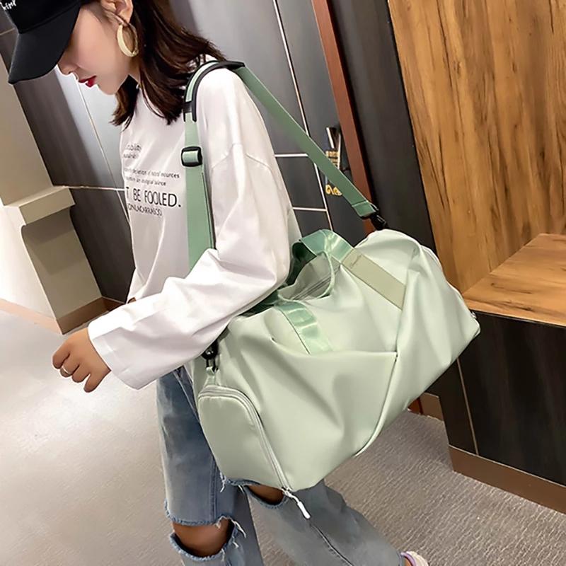 

Outdoor Bags High Quality Fashion Fitness Bag Women Waterproof Yoga Gym Sport Large Capacity Crossbody Handbag Dry Wet Separation