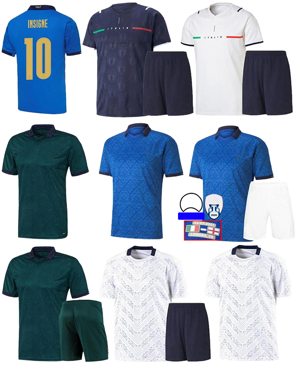 

2021 2022 FansItaly final Soccer Jerseys BONUCCI BARELLA INSIGNE 20 21 22 CHIELLINI Italia VERRATTI Maglie da calcio CHIESA FOOTBALL SHIRTS men kids, Black;yellow