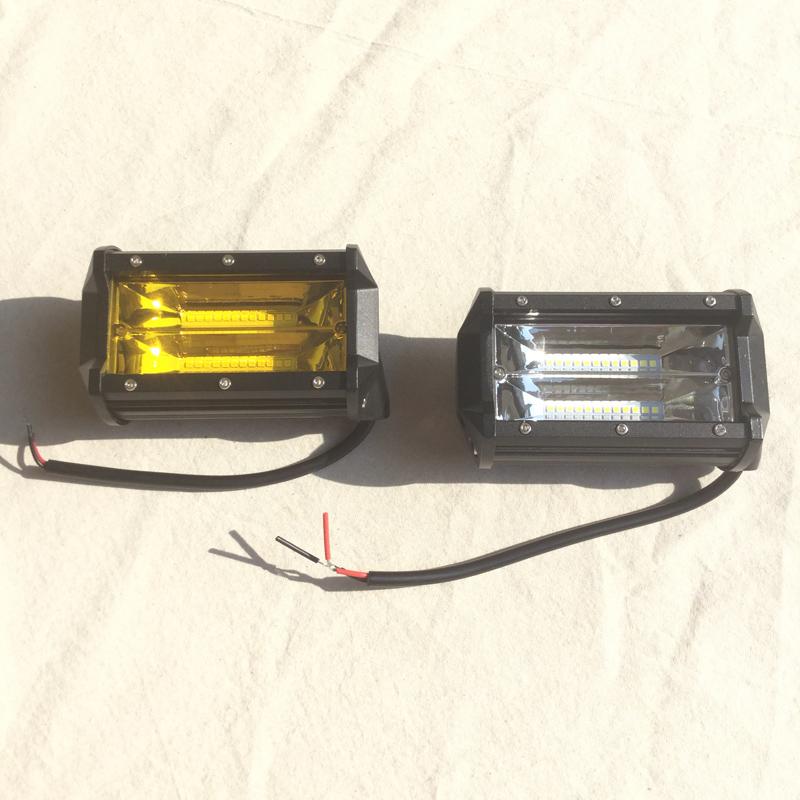 

Car Headlights 12v 24v Truck Trailer ATV SUV Tractor Led Driving Head Light 4x4 Offroad Fog 4WD Lamp 72W COB Spot Flood Headlamp