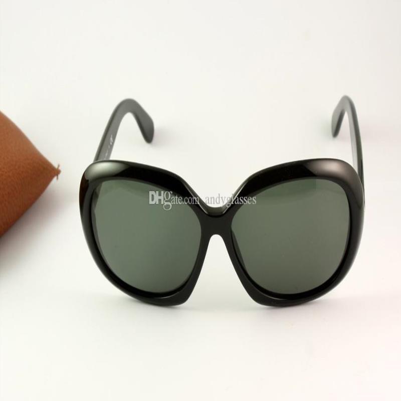 

Womens Jackie Luxury II Ohh 60mm New Style Fashion UV400 Sunglasses Green Black Quality Eyewear 4098 Glasses Lens High Ewkhi