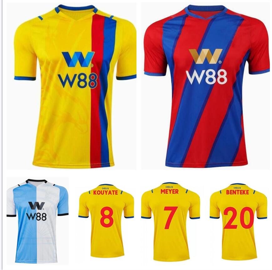 

CRYSTAL OLISE Third Soccer Jerseys 2021 22 PALACE ZAHA EZE J.AYEW Away maillots de foot BENTEKE MILIVOJEVIC MATETA ANDERSEN GUEHI GALLAGHER Football shirt Kit, 21/22