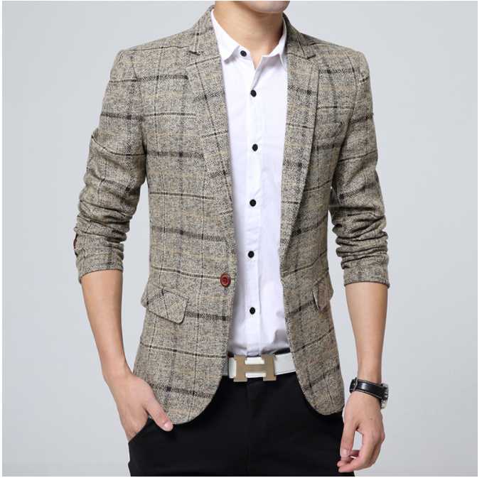 

Men's Suits & Blazers Manufacturer Autumn And Winter Men Casual Suit Coat Handsome Small Clothes, Black