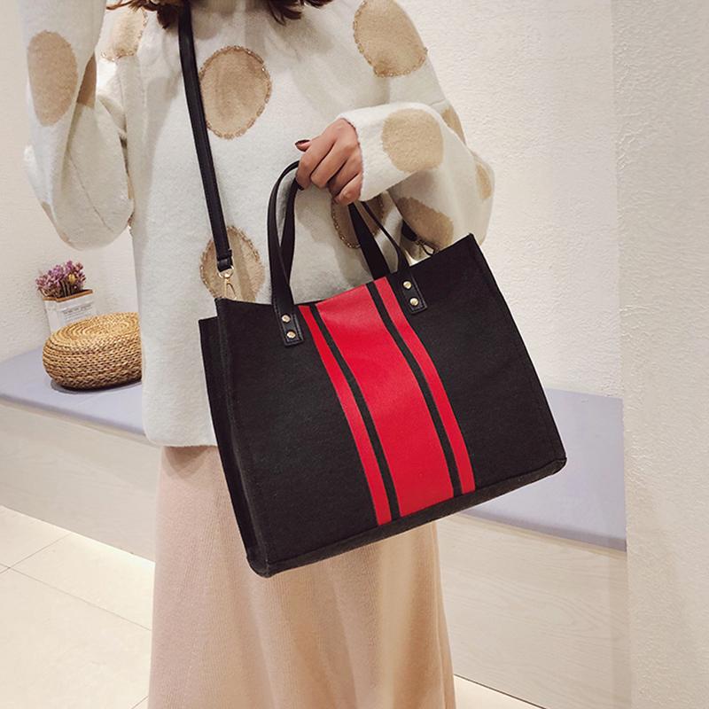

High quality Vintage Canvas Cloth lady shoulder Bags for women korean female Large Shopper crossbody Woman bag Women's handbags