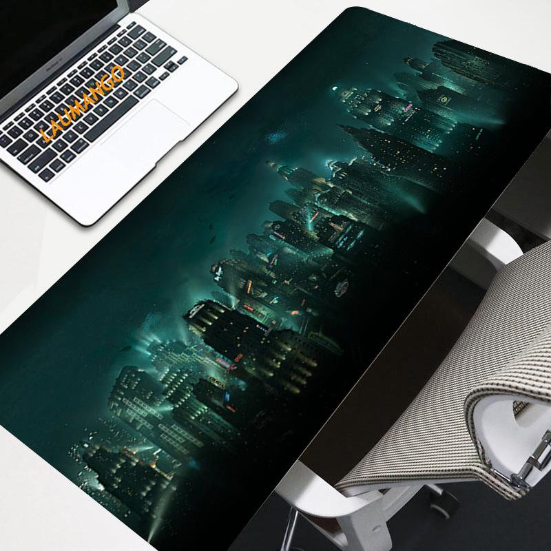 

Mouse Pads & Wrist Rests Bioshock Rubber Game Gaming Pad Gamer Large Deak Mat 800x400mm Tapis De Souris Keyboard Mousepad