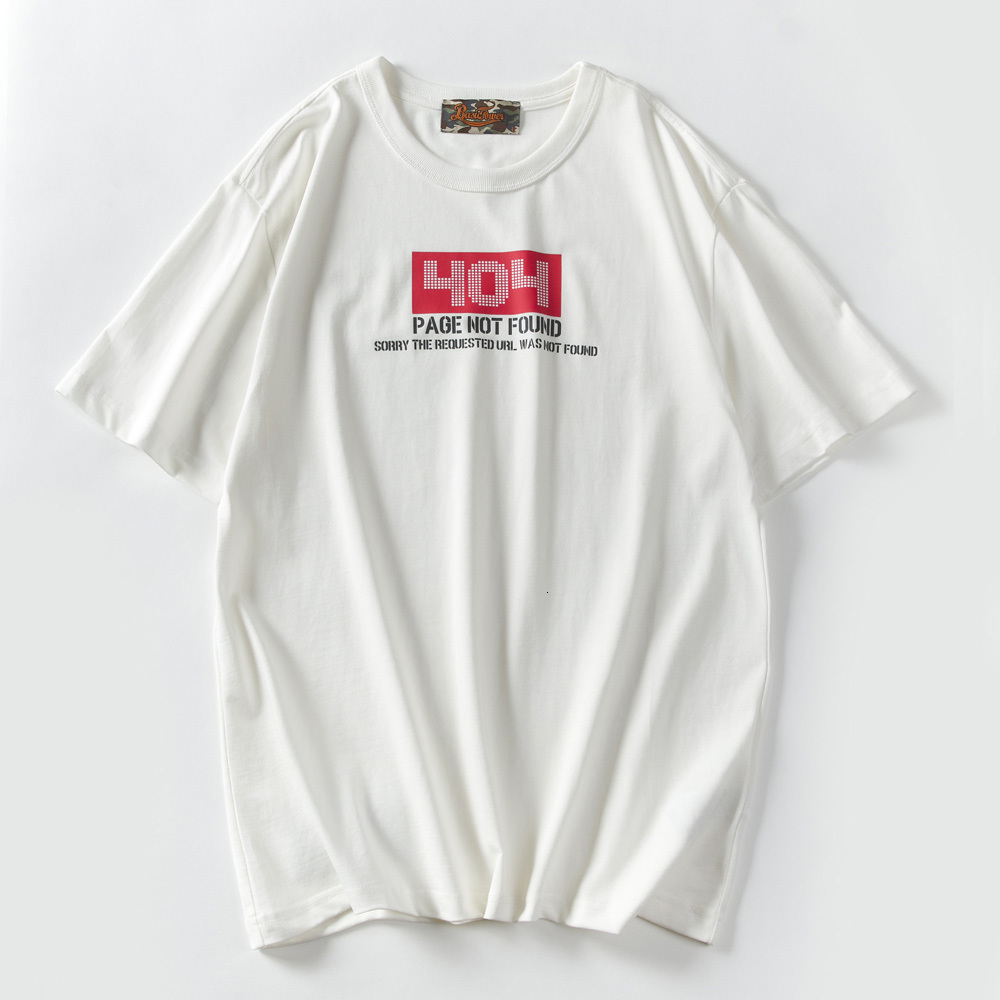 

2021 New Summer Tops 100% Cotton Tshirts Printing High Quality Male Tee Shirts O-neck T-shirt for Men Wtd8, White
