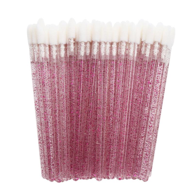 

Eyelash Curler 100pcs Cleaning Disposable Use Make Up Mascara Wands Lip Brushes Travel Home Multi Purpose Nylon Bristle Applicator Tool