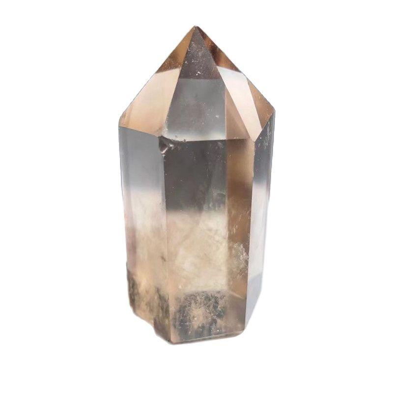 

Decorative Objects & Figurines Natural Smoky Quartz Obelisk Point Crystal Healing Wands For Gift