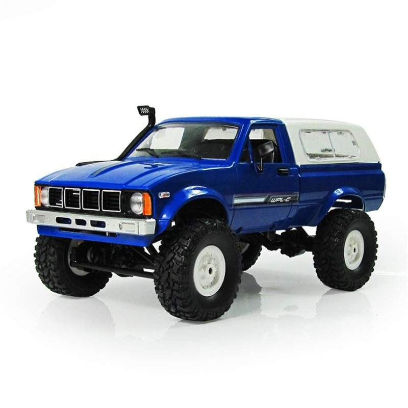 

WPL C24 RC Car Remote Control Car 2.4G RC Crawler Off-road Car Buggy Moving Machine 1:16 4WD Kids Battery Powered RTR KIT 220215