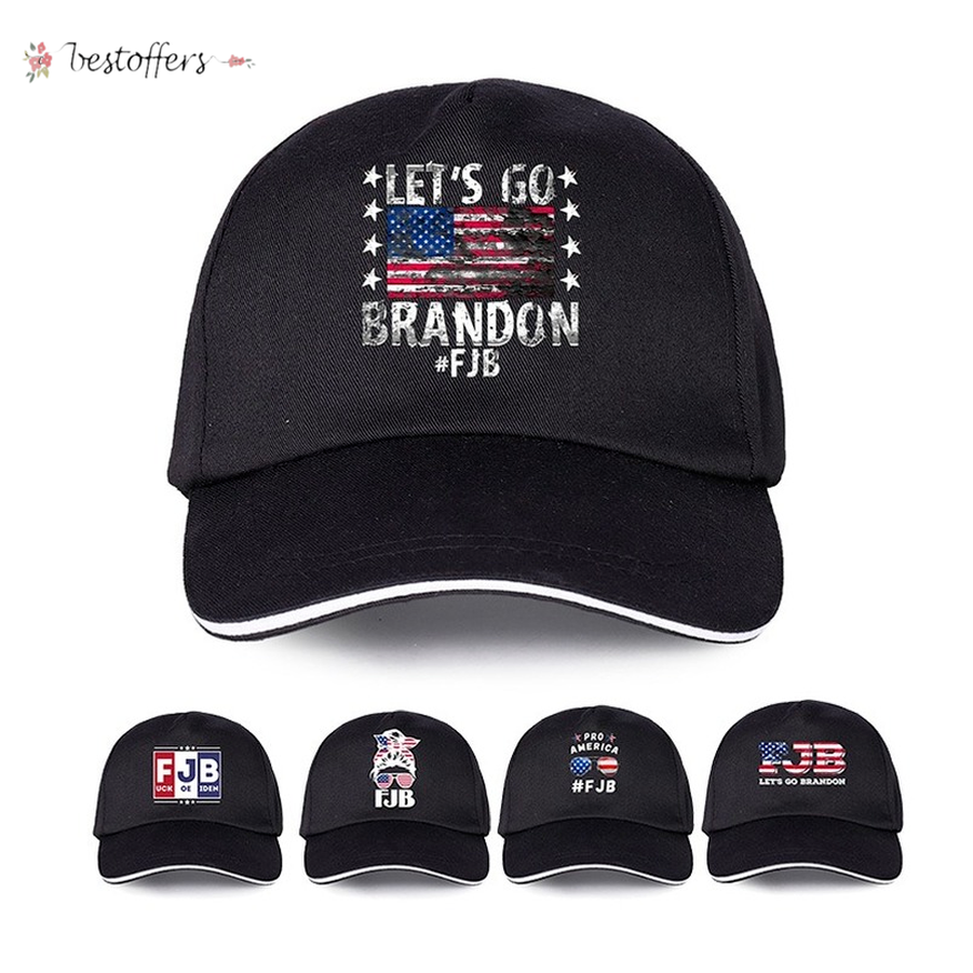 

Let Is Go Brandon Flag Sunglasses Baseball Cap Hat Solid Color Sport Sun Casquette Women Snapback Hip Hop Casual Czapka Boys WHT0228