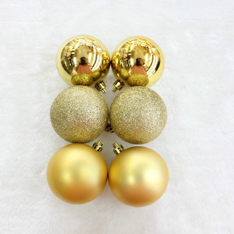 

Party Decoration 6/lot 80mm Christmas Tree Decor Ball Bauble Xmas Hanging Blue Ornaments Decorations For Home Gift Decorative Balls