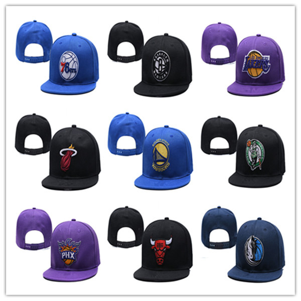 

new Men Women's Basketball Snapback Baseball Snapbacks All Teams Football Hats Hip Hop Sports Hat Mix Order fashion outdoor cap 10000, Black;white