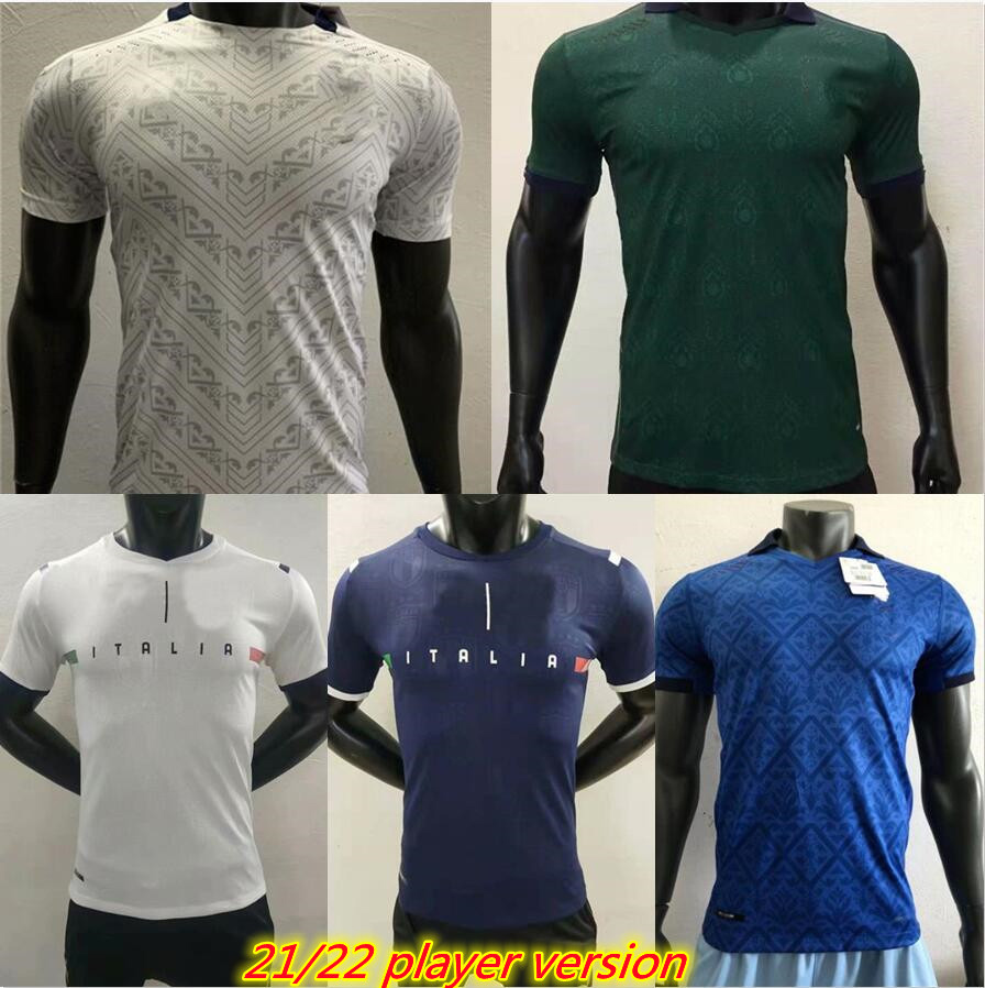 

in stock,player version Italy soccer Jerseys 2021 2022 BONUCCI IMMOBILE INSIGNE Third Football jersey shirt, Red
