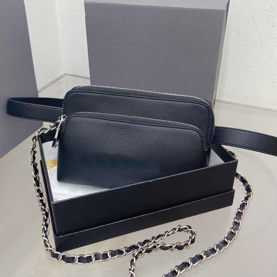 

2023 New Women Luxurys Designers Bags Handbag Wallet Crossbody Bag backpack Chain Coin Purses Card Holders Clutch Bags Waist Bags, Black+logo