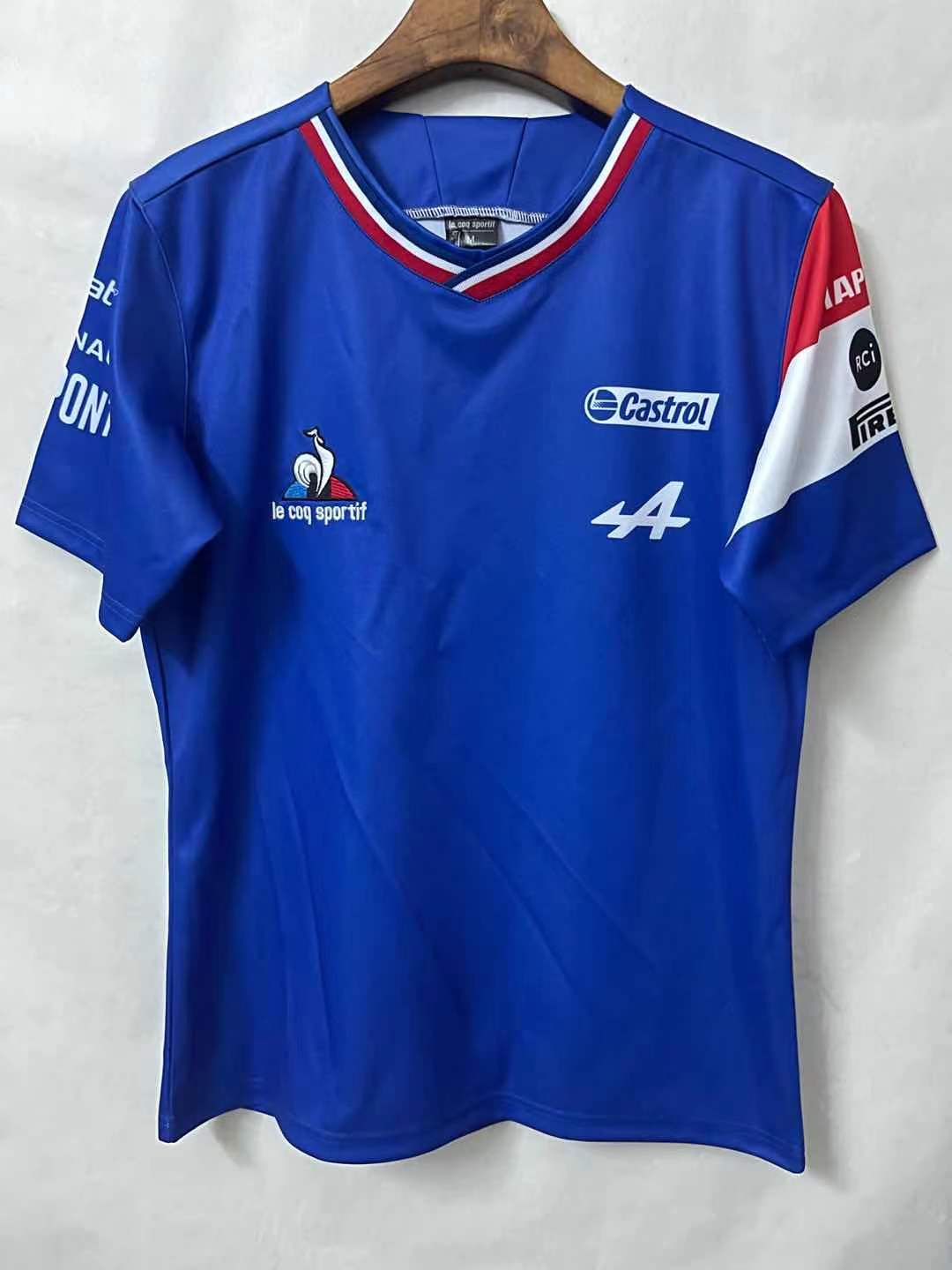 

Alpine Scuderia AlphaTauri 2022 Alfa Romeo Sauber F1 Team Polo big size 5xl Best quality All teams F1 shirt, White;black
