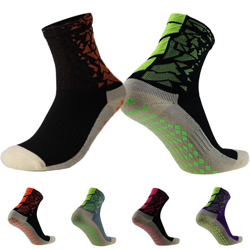 

Men's Socks Soccer Sports Grip Anti Non Skid Basketball Dispensing Slip Soft Cotton Unisex, Black