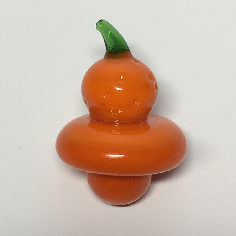 

Color fruit little yellow duck Smoking carb cap for quartz banger nail glass cover